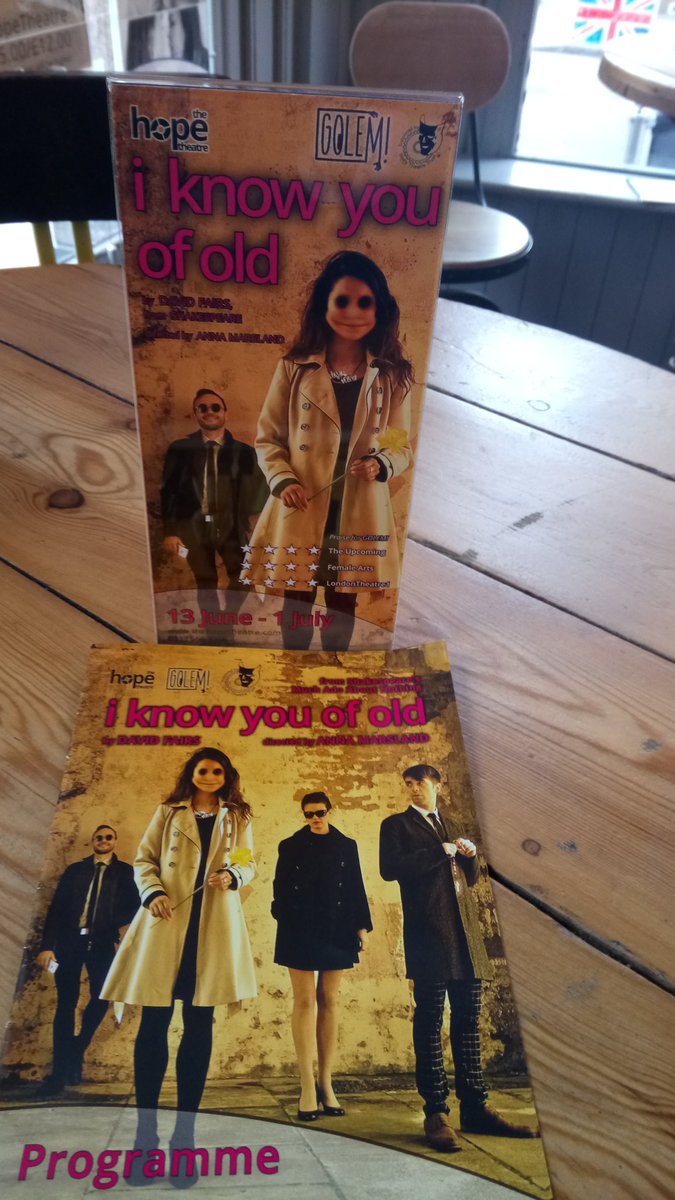 HangerGreen's tweet photo. At matinée of the brilliant @IKnowYou_Play @TheHopeTheatre Deserves every star 🌟 And that's only the first half! https://t.co/79t9Vf7NxK