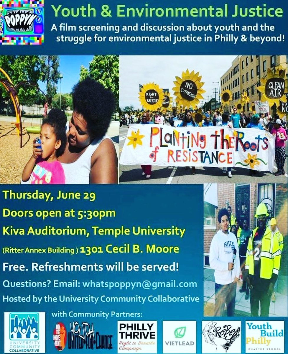 ClimateClubMCPC's tweet image. Back at it again ! @naj_iv &amp;amp; @whatsPOPPYN will be hosting a screening for their new episode on #EnvironmentalJustice !! We are proud !!