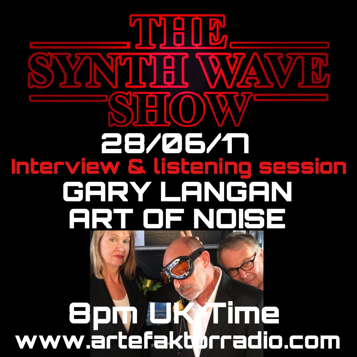 HardCellRecords's tweet image. TONIGHT ART OF NOISE exclusive int and listen sesh 8pm BST artefaktorradio.com plus loads of gr8 music