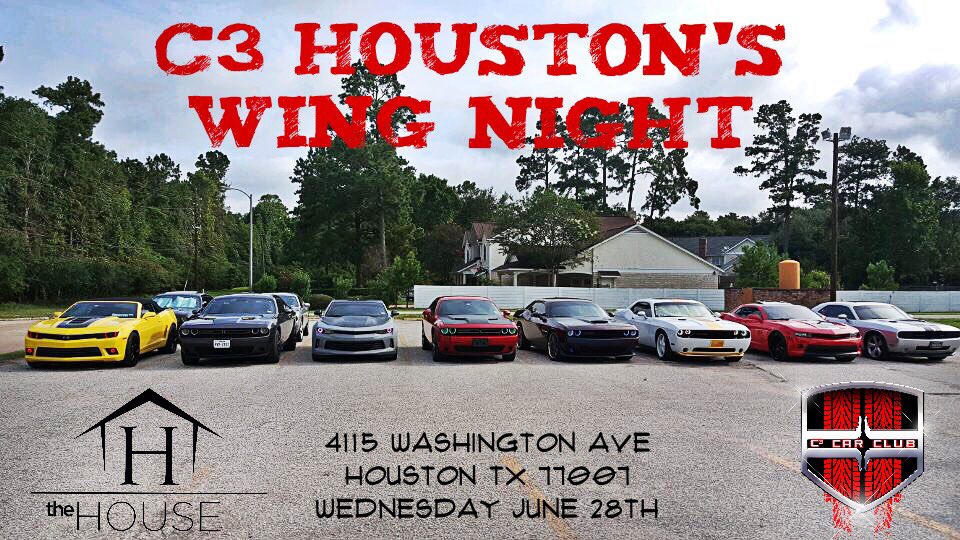 C3Htown's tweet photo. Come out to @TheHouseHou tonight for our Wing Night !! https://t.co/gbrJEKVmkv