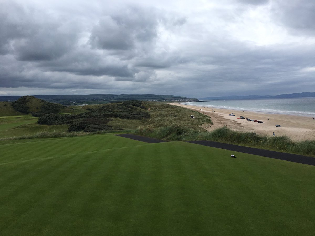JagoComms's tweet photo. A fantastic glimpse into the final prep for @DDFIrishOpen @PortstewartGC on @U105radio &amp; @DiscoverNI #journeyofchampions #NIGolfReady https://t.co/3glJnypaXK