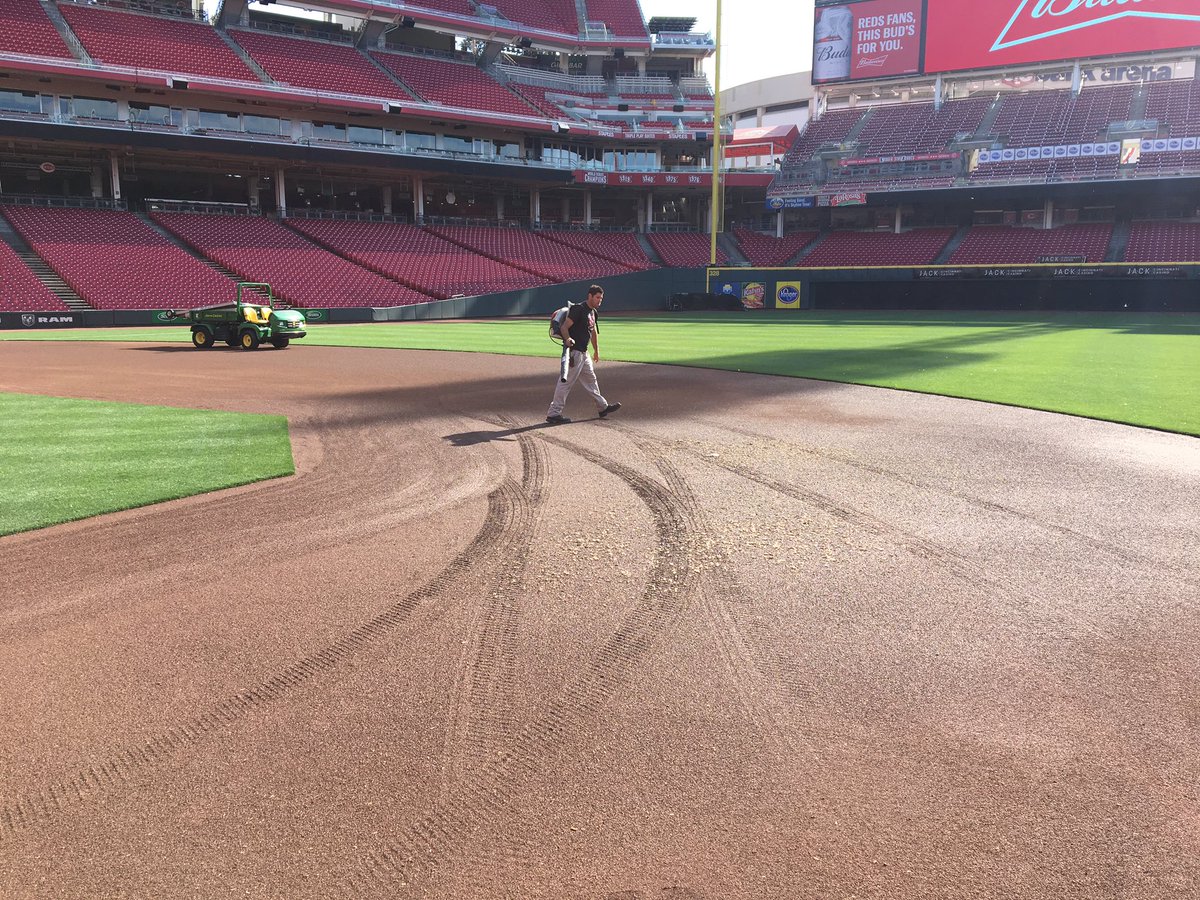 TurfSpartanLord's tweet photo. Mayfly clean up this morning before out Corporate Batting Practice. #gross #ManyDead #SwarmStillAlive @grumpysuper https://t.co/oRPseuFaCU