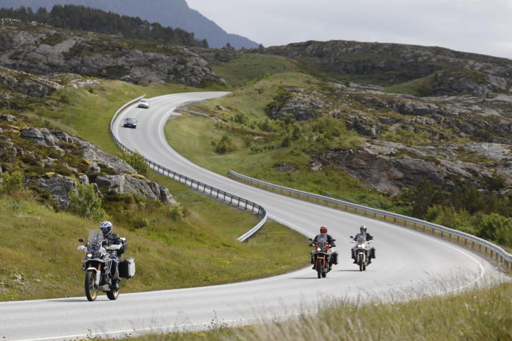 Battling through wind, rain, snow and sun, Honda #AdventureRoads 2017 is underway! #africatwin #trueadventure