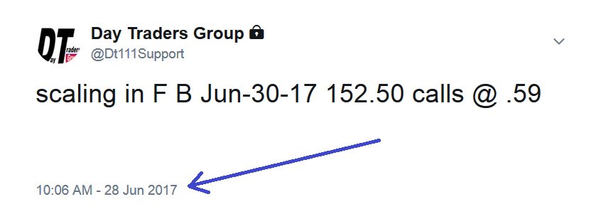 DayTradersGroup's tweet photo. Our $FB weekly call options now +50%@ .90 from .59 - price firming at long term trend line support $NVDA $AMZN $PCLN $TSLA $GOOG #getalerted https://t.co/feGn48WQ5v