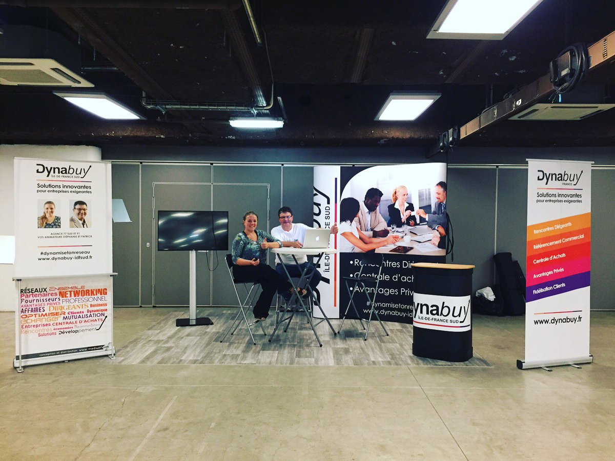 DynabuyIDFsud's tweet photo. Prêts pour demain#salon #networkexpo #Dynabuy #reseau https://t.co/v3lZb2E8D0