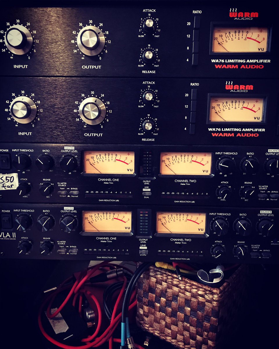 We have a busy day of mixing so these compressors are about to get a work out! 🏋🏻💪🏻