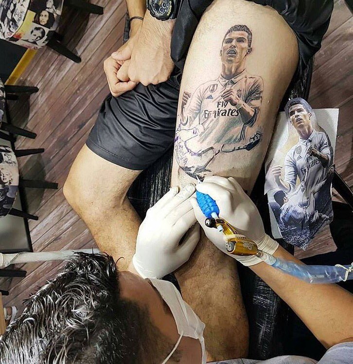 Real Madrid Fan Gets 5 Tattoos of Cristiano Ronaldo on His Back  News  Scores Highlights Stats and Rumors  Bleacher Report