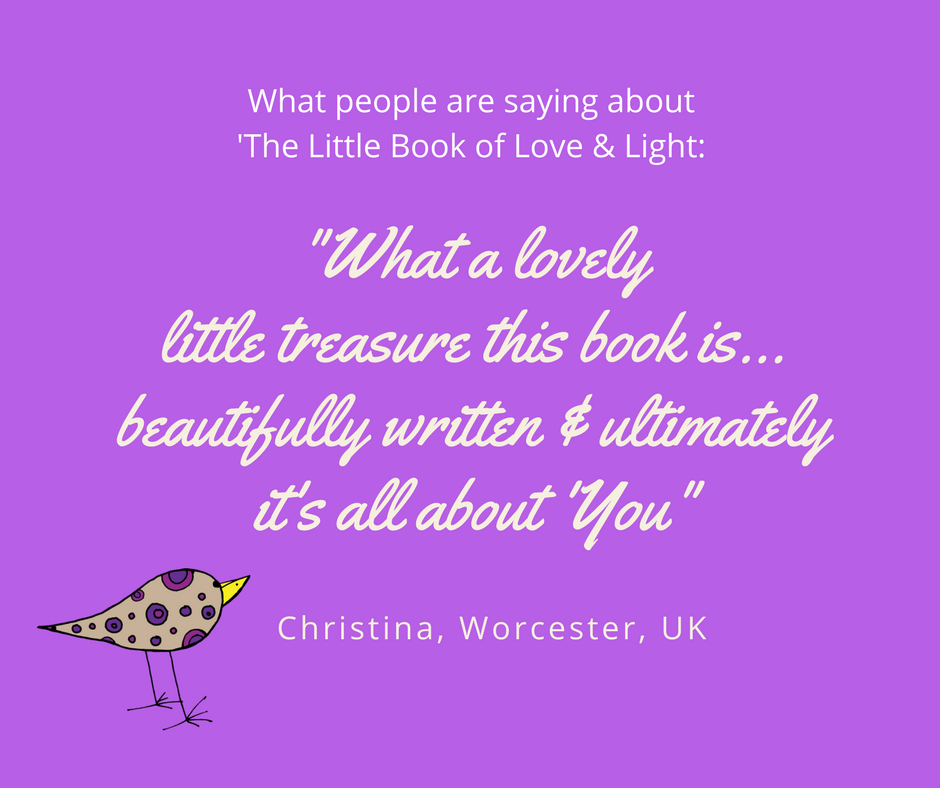 Here's what our readers are saying about The Little Book of Love &amp; Light! Get your own copy here angelsbynatalia.bigcartel.com/category/books #loveandlight
