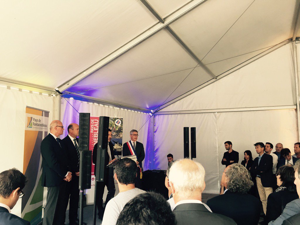 MBerlemont's tweet photo. Inauguration de l'office de tourisme de Fontainebleau... #datafactory inside !! https://t.co/yKjSoqGXXk