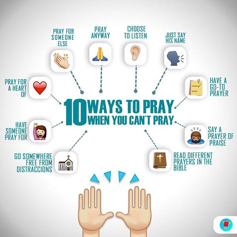 How about some mid-week MOTIVATION - 10 ways to pray when you can't pray 🙏🙌💙

#mercy #welcometoourfamily #prayerlife #prayanyway
