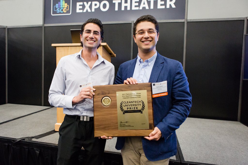 venturewell's tweet photo. Congrats to the #CleantechUP competition winners! 3rd place WEAV3D, 2nd place Grox Industries, and 1st place Infinite Cooling. @ENERGY https://t.co/rm9K7PLLfs