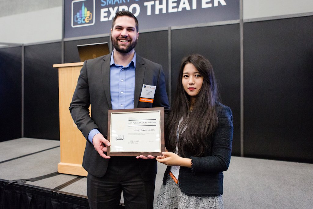 venturewell's tweet photo. Congrats to the #CleantechUP competition winners! 3rd place WEAV3D, 2nd place Grox Industries, and 1st place Infinite Cooling. @ENERGY https://t.co/rm9K7PLLfs
