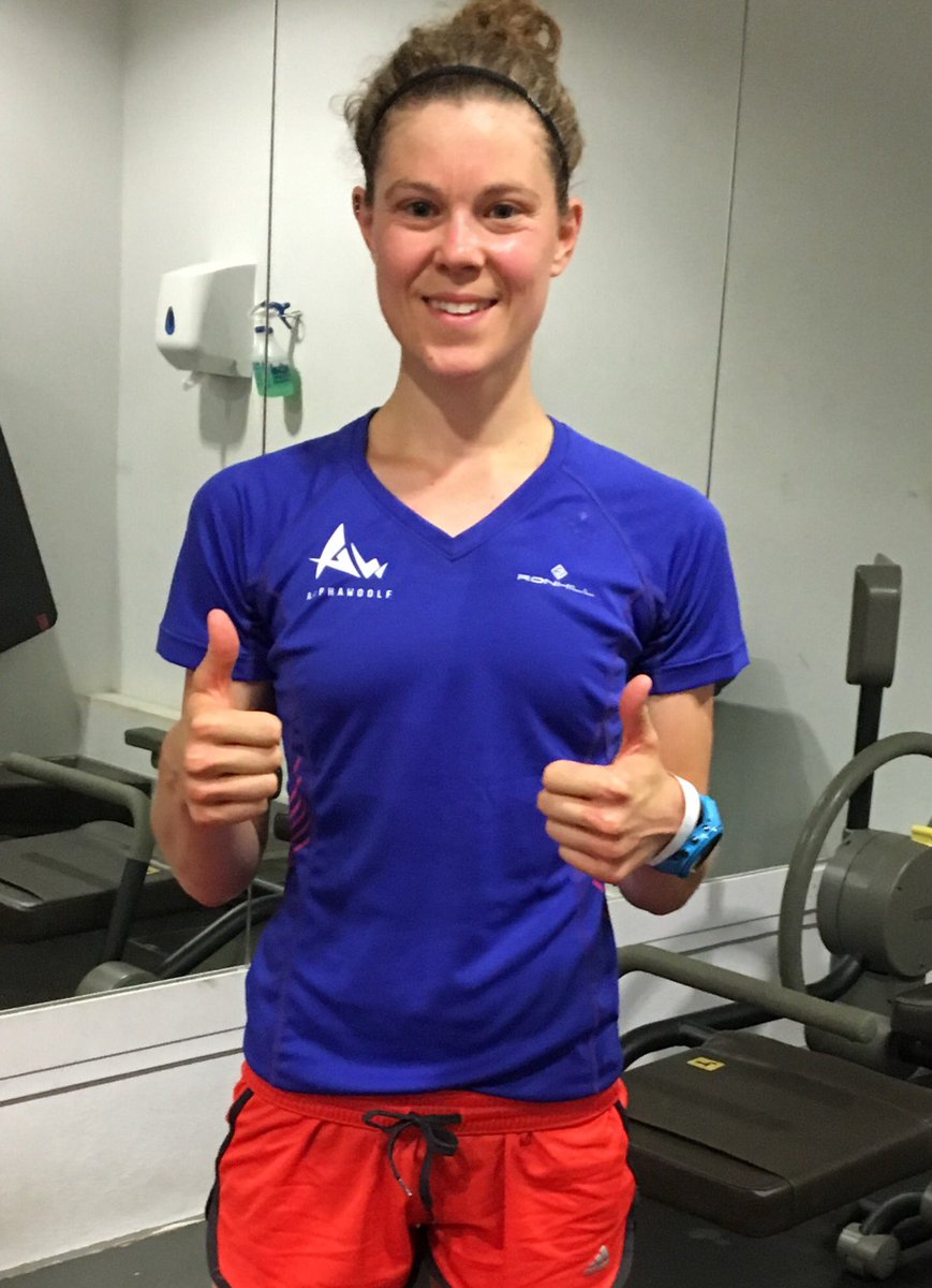 HannahEwens's tweet photo. After a long day happy I got my track gym and swim in early doors! Tshirt fits a treat! #fenlandrunner #alphawoolf @gllsf πββοΈπͺπββοΈπ΄ https://t.co/q1Cd8Gd04F