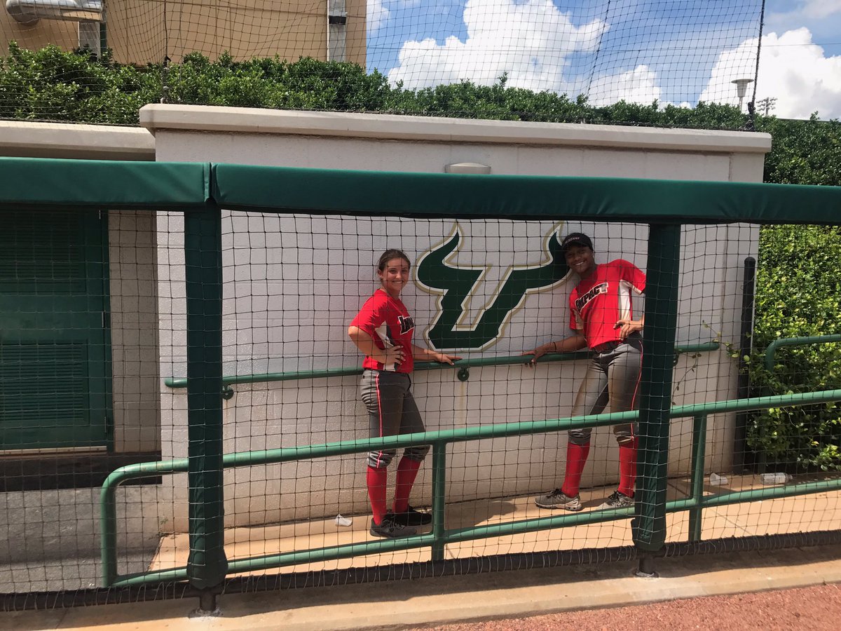 FLImpact18U's tweet photo. TY Coach Eriksen & the entire @USFSoftball staff for hosting a great Camp the last 3days #Jay77 & @TieleyVaughn3 had a great time! #GoImpact https://t.co/MeSlC3Prtk