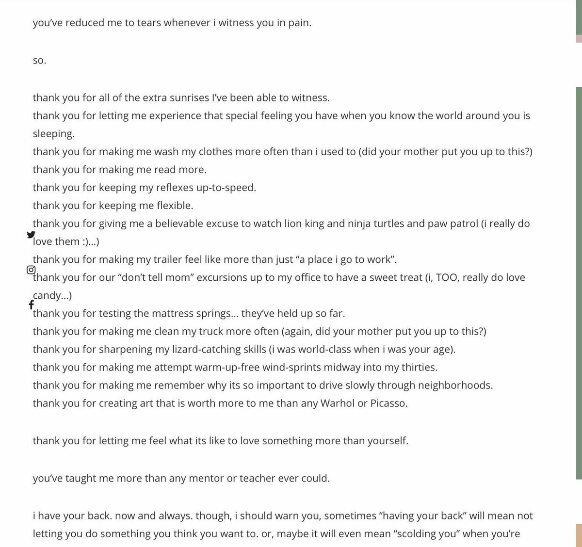 jarpadaspoems's tweet photo. Jared wrote this letter to Tom, Shep and Odette on Father's day. 😭💞 https://t.co/onlYUrIkII