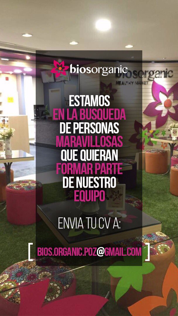 biosorganic's tweet photo. Si quieres formar parte del #TeamBios envía tu cv a https://t.co/lUmPFSzOUr.poz@gmail.com https://t.co/KFMRvipZHJ