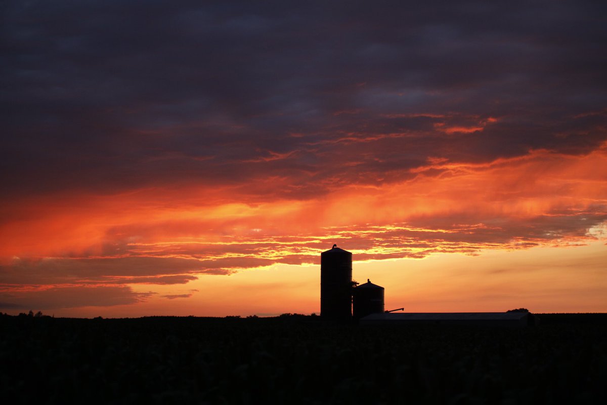 Sunset on the heartland!