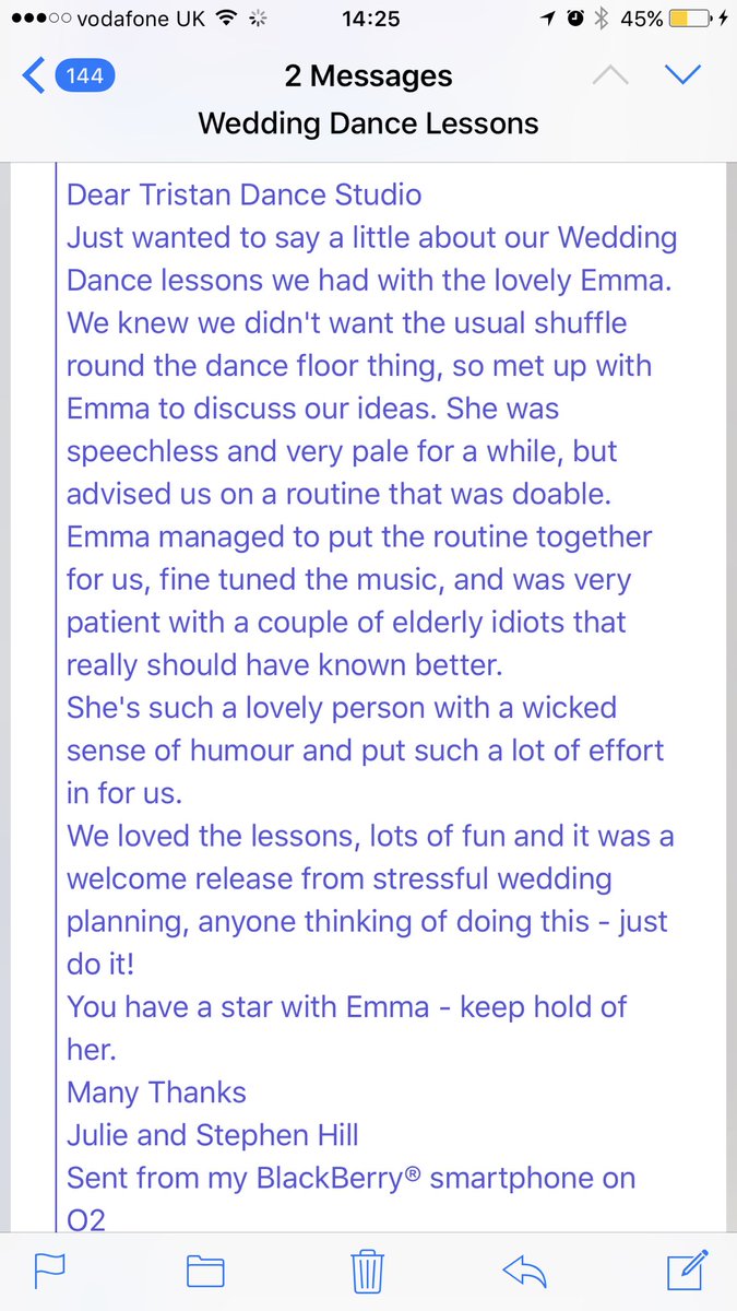 TristanDance's tweet image. Some amazing feedback for one of our teachers #firstdance #neverdancedbefore #lovedit #sharethelove #weddinghour