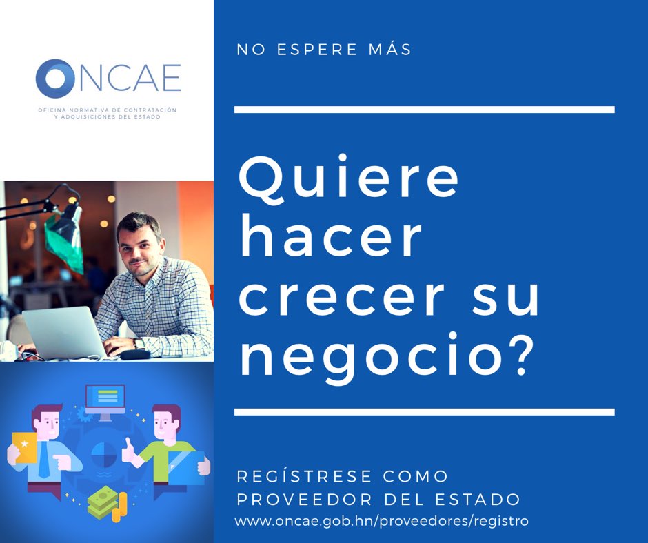 oncaehonduras's tweet photo. #ONCAE CAPACITANDO 50 FUTUROS PROVEEDORES DEL ESTADO con CCIT, Programa Umbral /MCA. Empresarios se inscribirán en ONCAE. #SCGG #DPTMRE https://t.co/wtWLhhFwly