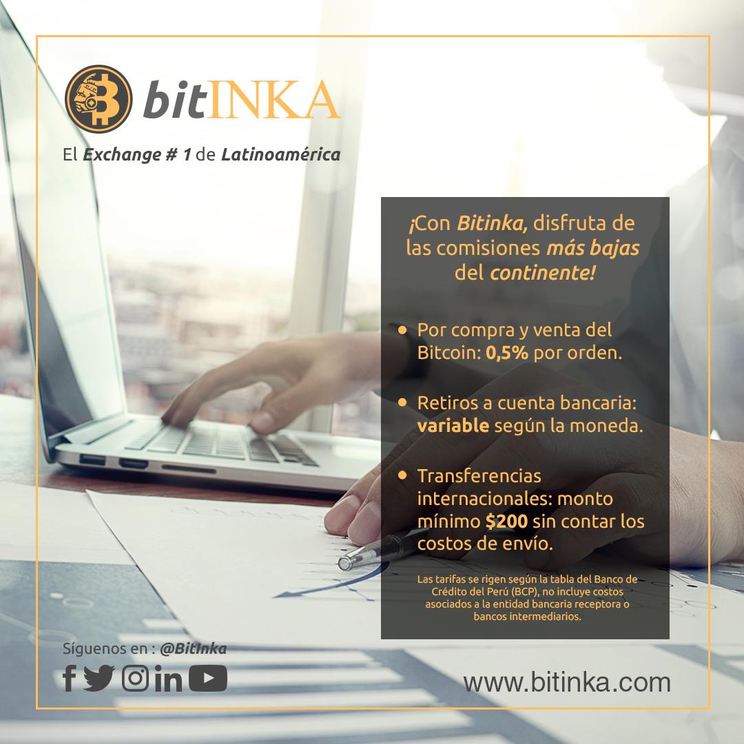 BitInka's tweet photo. #InfoBitInka >>> ¡Únete a #BitInka y disfruta de las comisiones más bajas del mercado! https://t.co/fPsmabgNEH
