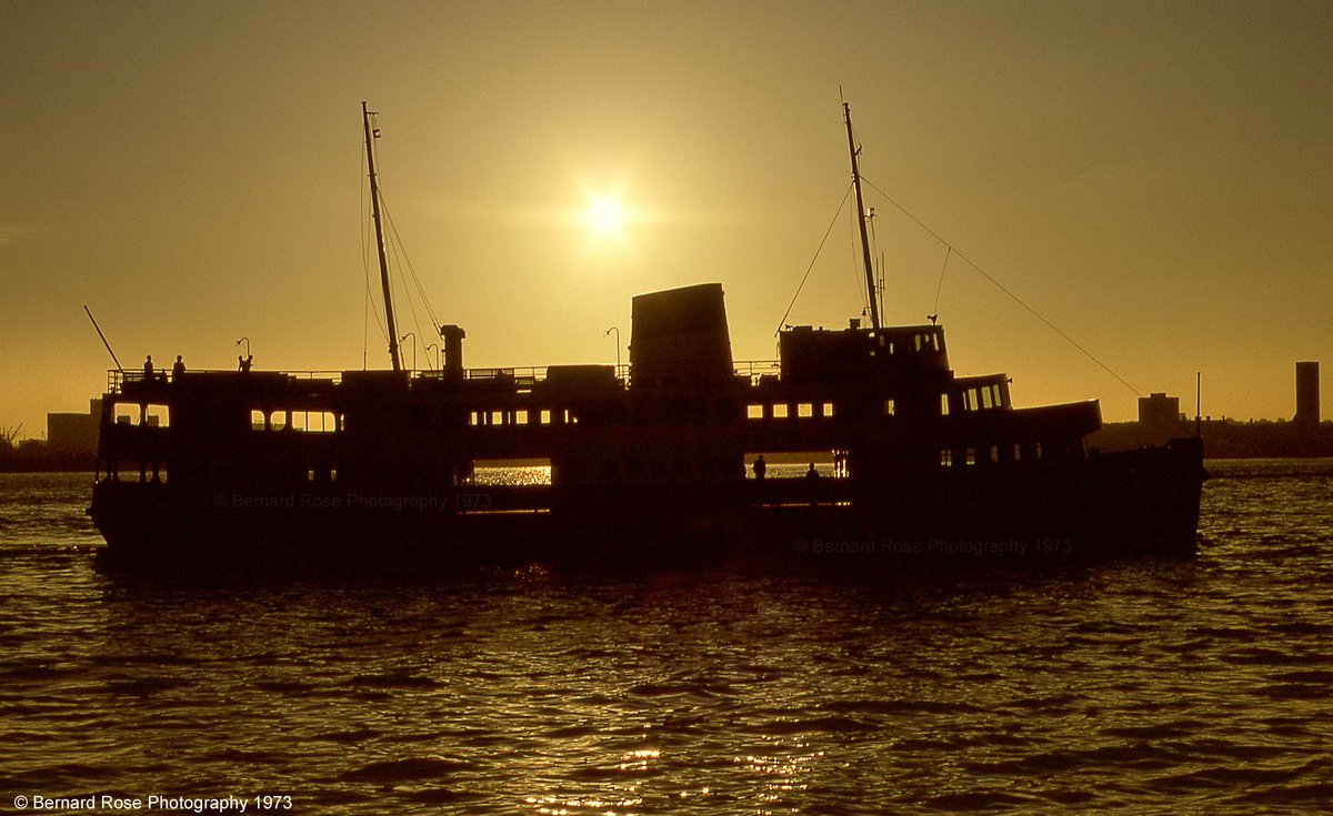 <a href="/Ferry_Trust/">Ferry Trust</a> I shot this late afternoon sunset in 1973 of Royal Daffodil from the Pier Head #NikonF #Kodachrome <a href="/angelcakephotos/">AngelCakeLIVERPOOL</a> @Lpool_Pics_2013