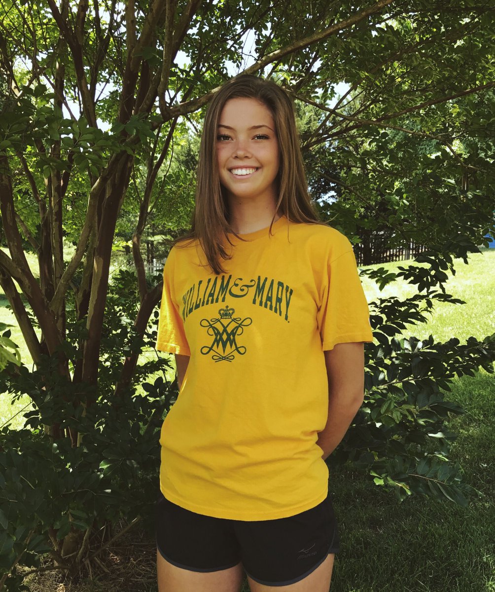 alseekford's tweet photo. I feel incredibly excited &amp; blessed to announce I've verbally committed to play volleyball at my dream school, William &amp; Mary!💚💛 #TribePride https://t.co/C5zmsHXijY