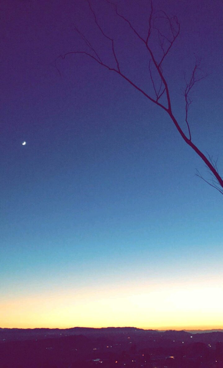 "What a view tonight.."