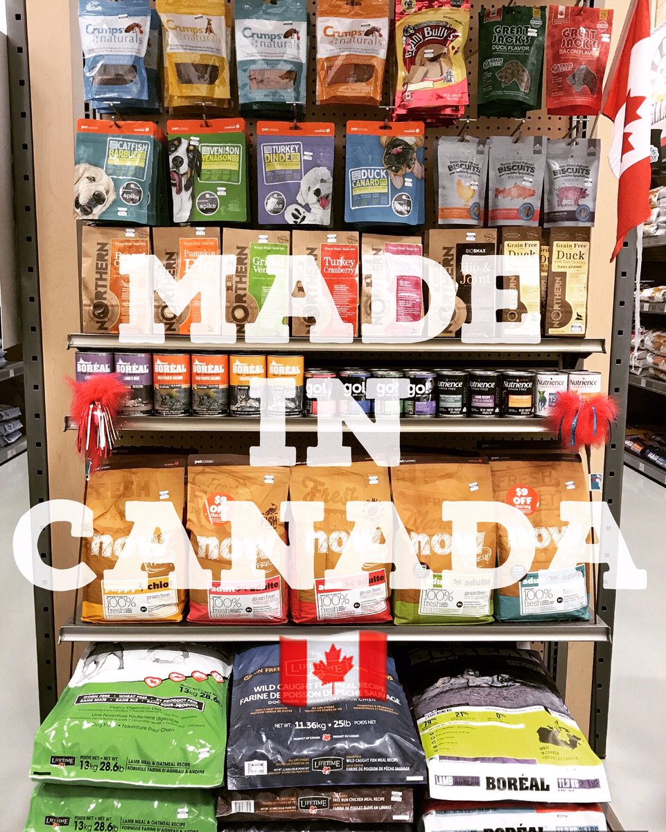 PetMaxCanada's tweet photo. Made in #Canada is more than just a slogan. #MadeInCanada is a badge of honour, pride, and trust. #Canada150 🇨🇦 https://t.co/FKQYfz9fpi