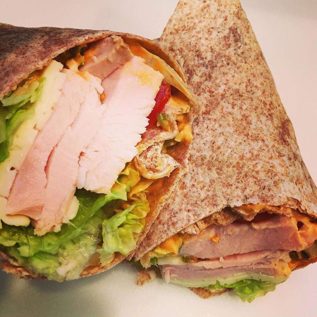 Turkey, cheese and chipotle aioli wrap #yum #NIH #healthandwellness ift.tt/2tltcaY