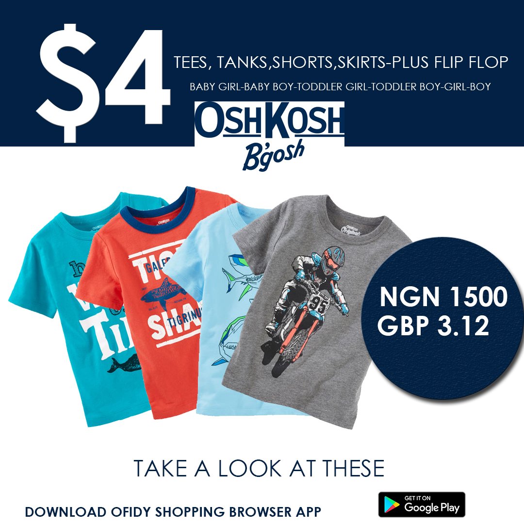 OfidyGlobal's tweet image. Make your kid feel like a big boy with these Classy Tees from OshKosh B'Gosh Shop through #Ofidy tinyurl.com/kgbw8tb
#SplashMeWednesday