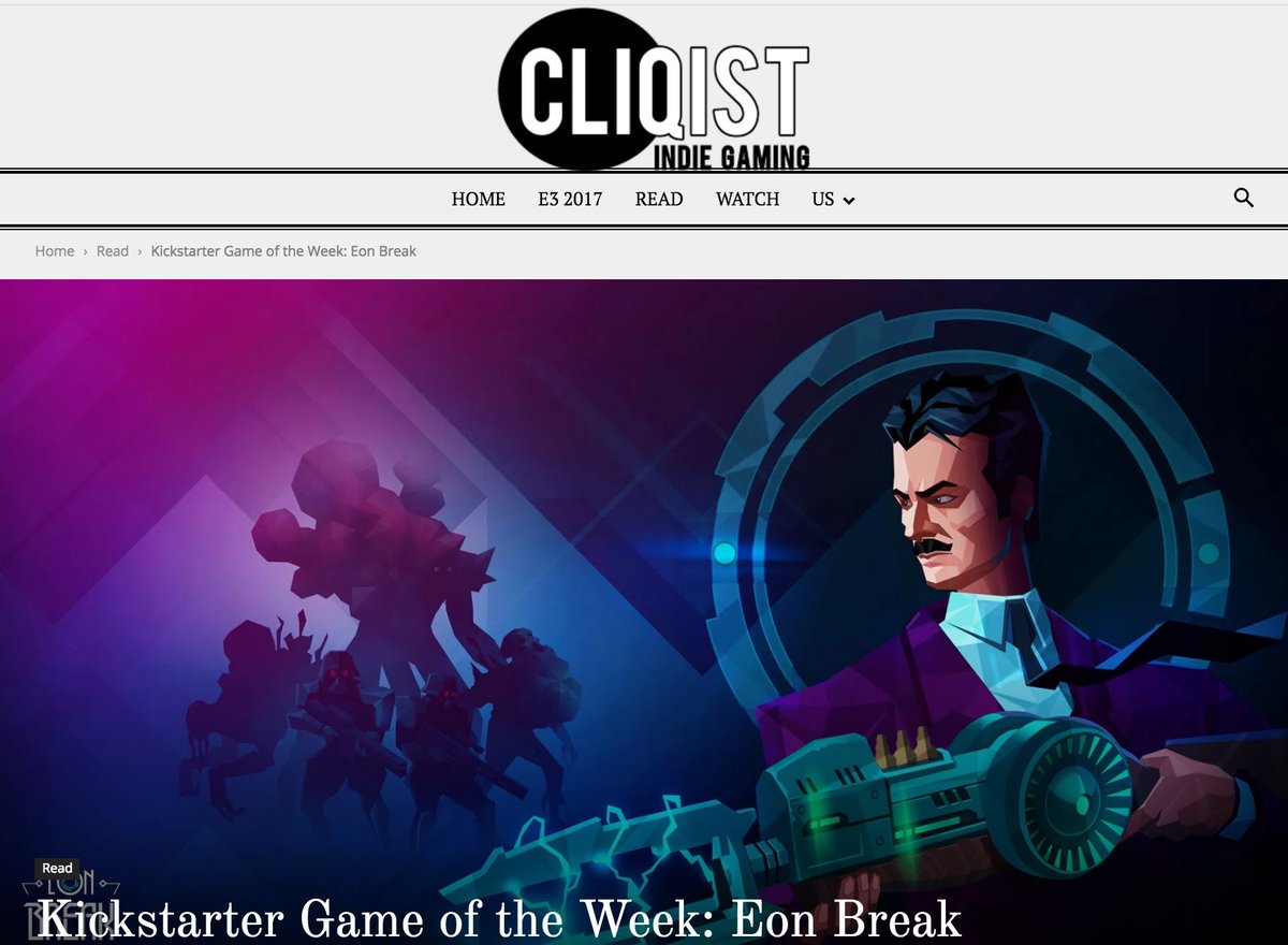 EonBreak's tweet photo. Check our the #Cliqist post about Eon Break
https://t.co/wP9HdHSqIY

We're creating a new article for Cliqist with Kickstarter tips! https://t.co/5RlHSbZxam