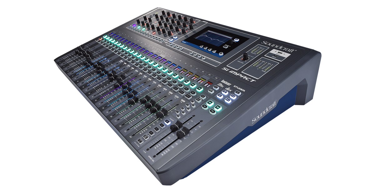 SoundcraftUK's tweet photo. FREE Soundcraft #SiImpact 2.0 Firmware Update Doubles Total Channels to Mix! Learn more: https://t.co/V3JsZsPc4q https://t.co/TfNfp4n8k5