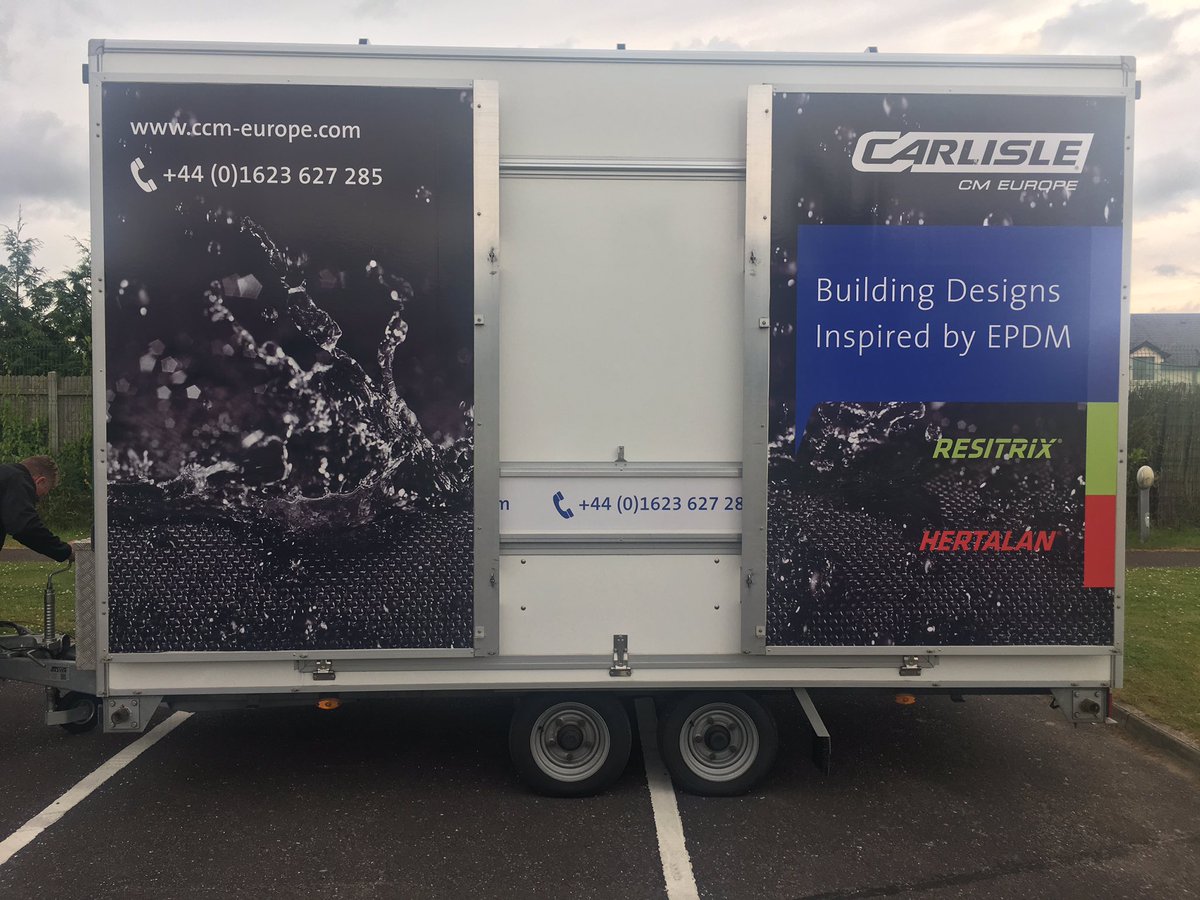 RESITRIX_UK's tweet photo. The CARLISLE Roadshow Ready for tomorrow at Mallow with @LaydexLtd https://t.co/shuZYNYOZR