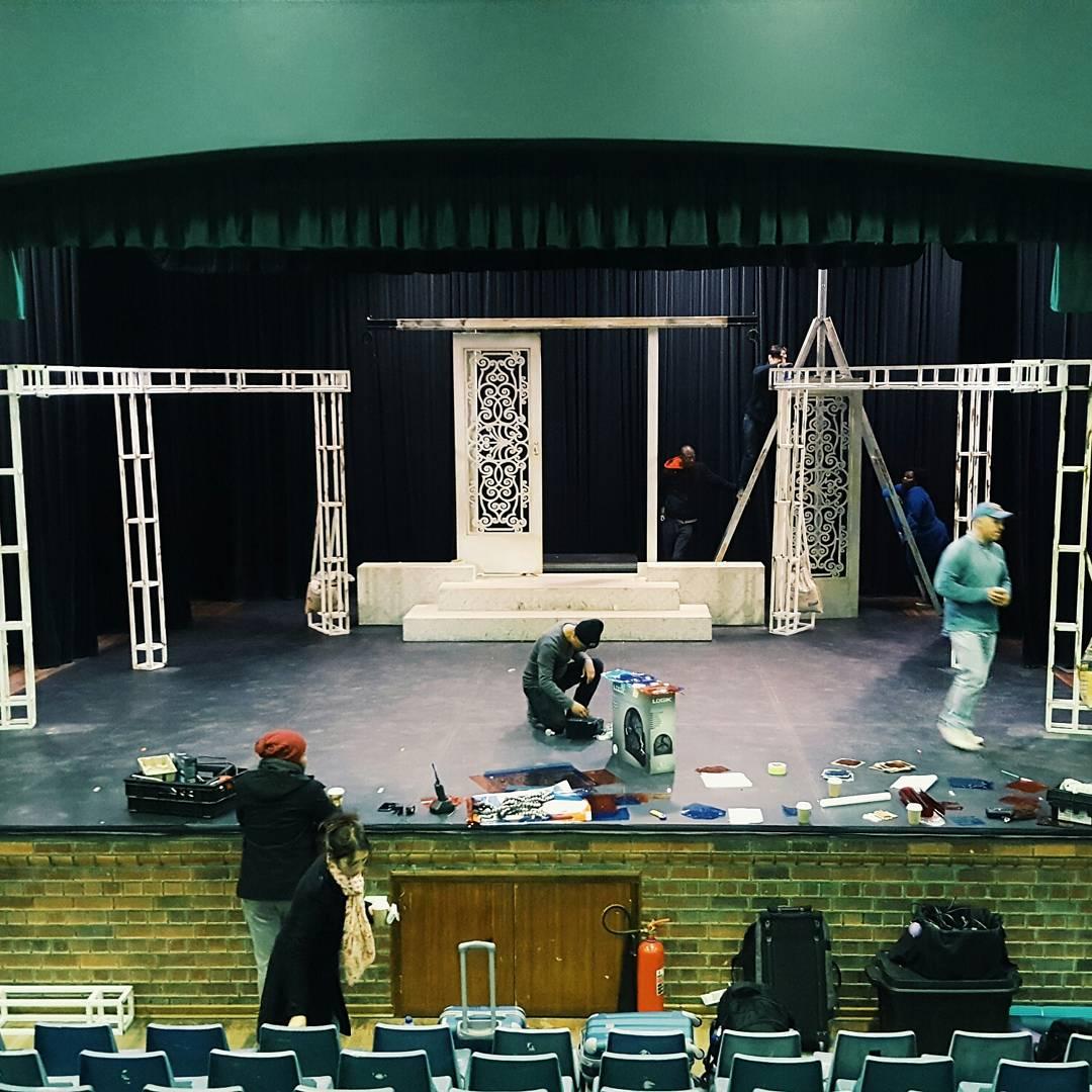 sa_tartuffe's tweet photo. We're moving into Victoria Theatre at @artsfestival, excited for our first 2 shows tomorrow! #tartuffeSA #NAF17 https://t.co/9u3Rna6GVC