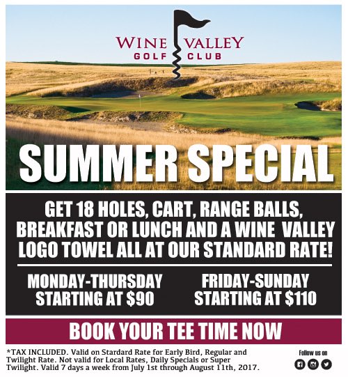 Wine Valley GC tweet media