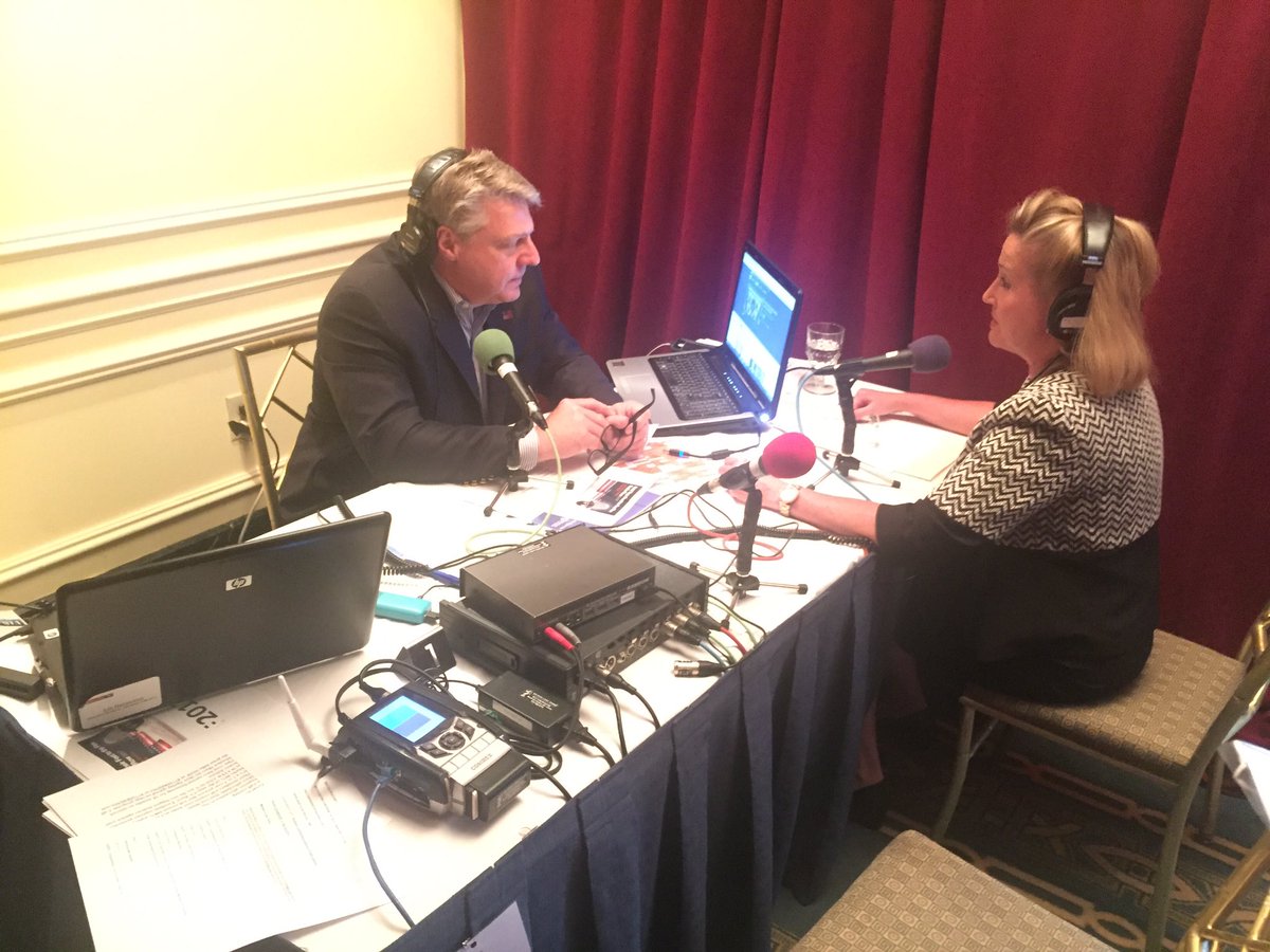 cassiescher's tweet photo. @971FMTalk Marc Cox interviewing @RepAnnWagner at @FAIRImmigration's 11th annual immigration radio row #F2F2017 https://t.co/mBHK9V58vw