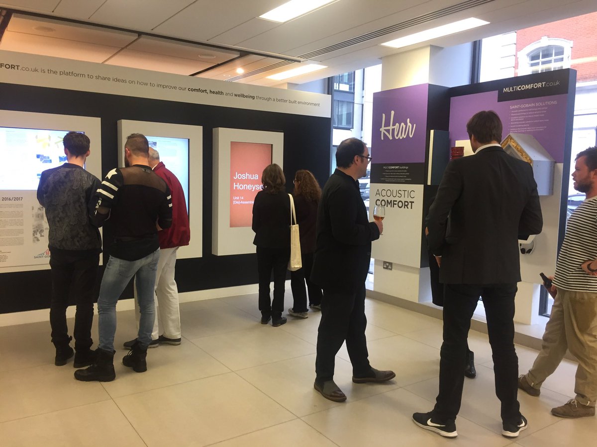 Great chats re the <a href="/BartlettArchUCL/">The Bartlett School of Architecture, UCL</a> students' work at our Multi Comfort Visitor Centre, with the winners of the SG innovation award