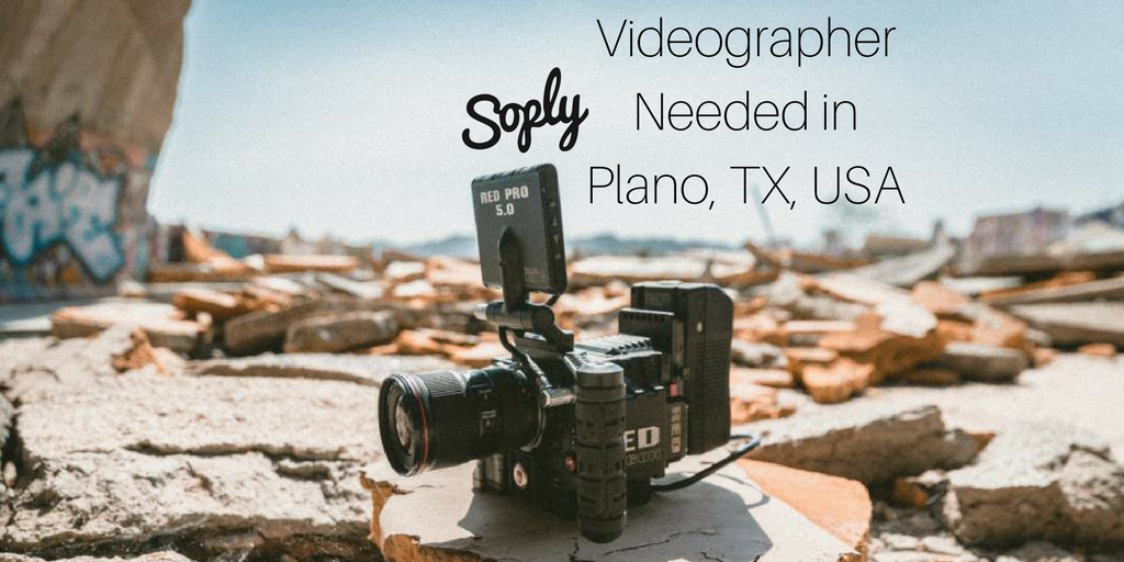 #Videographer needed to capture a live recording in #Plano #TX #USA. See more info and apply for a job here: soply.co/2uhDlTi