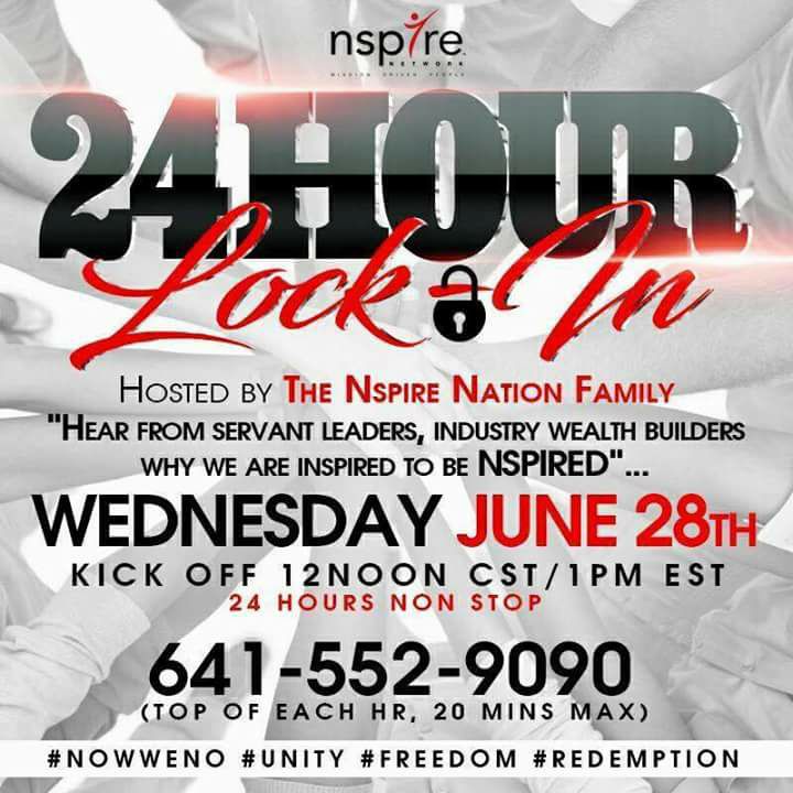 karenysmith's tweet photo. Join us every hour on the hour! #nspire #noweno #teammac #kmac #bosslady #Entrepreneur #WellnessWednesday #WealthBuilding https://t.co/RlmCYMqaUS