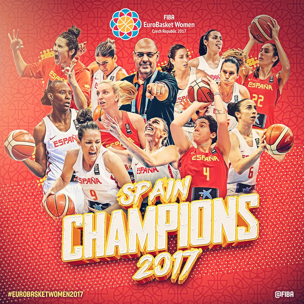 Enhorabuena @baloncestofeb 🇪🇸! #EuroBasketWomen2017