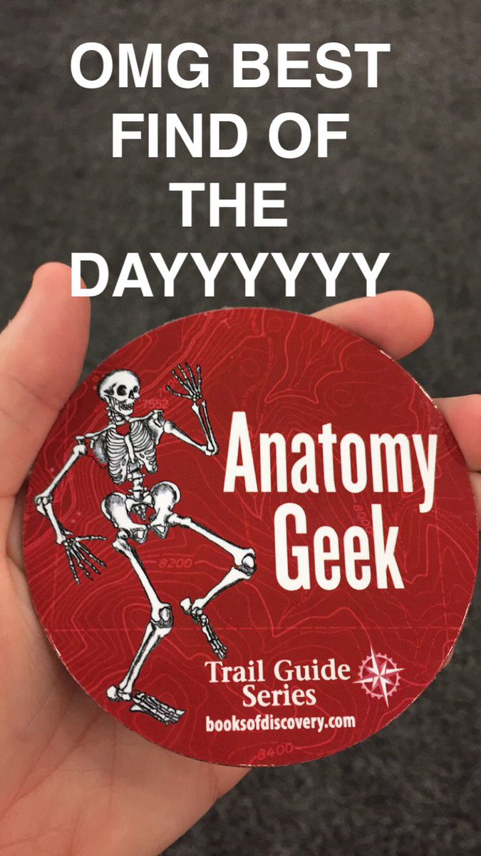 DrMurphy76's tweet photo. BEST FIND OF THE DAY IN THE #ATEXPO #JNJ #NATA2017 @donateaphoto #trailguidetothebody #trailguide #anatomygeek https://t.co/8TAElzvaDi