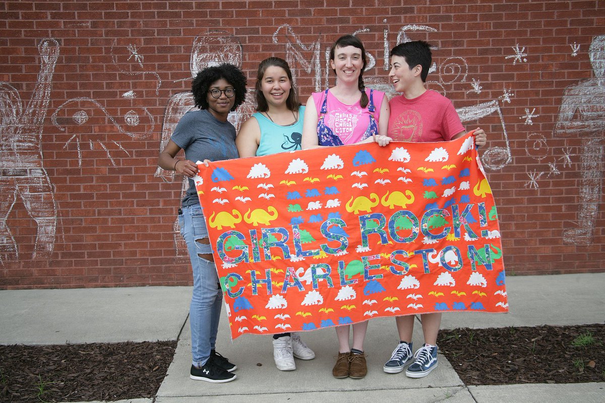 ChasCityPaper's tweet photo. .@GirlsRockCHS campers get a crash course in music and social justice  https://t.co/m7axtteyR6 #chs #chsmusic https://t.co/wVXP3rKzIT