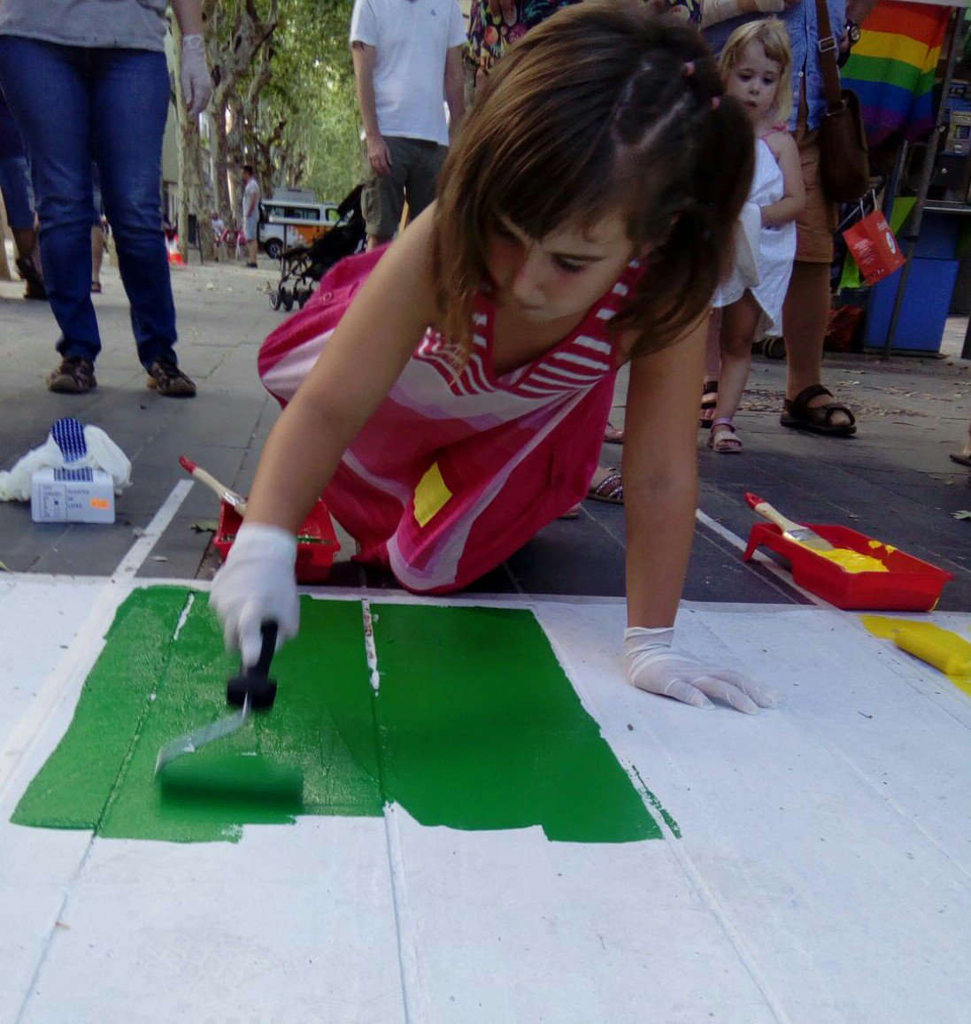 ManelMudarra's tweet photo. Sumem el 💚 al 1er pas zebra 🌈 de #SantBoi #28JOrgull #EstimaComVulguis #LGTBI https://t.co/qlaRVG5IIK