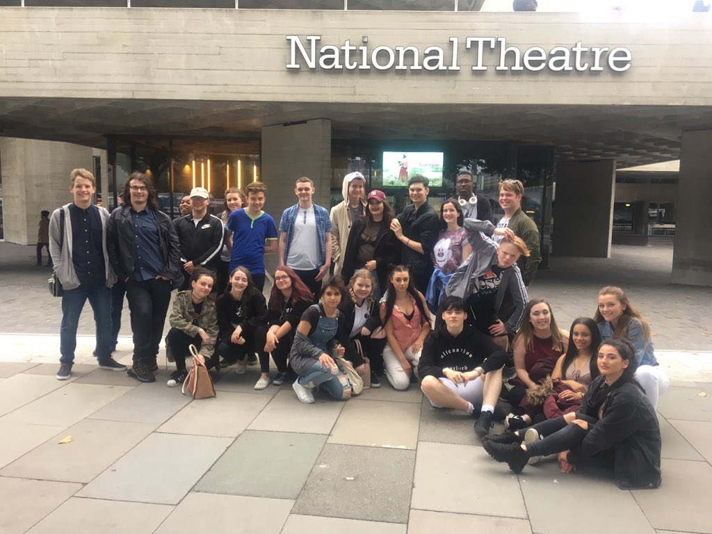 PerformNottmCol's tweet photo. We've arrived @NationalTheatre for @NTConnections https://t.co/tiBp9DsILI