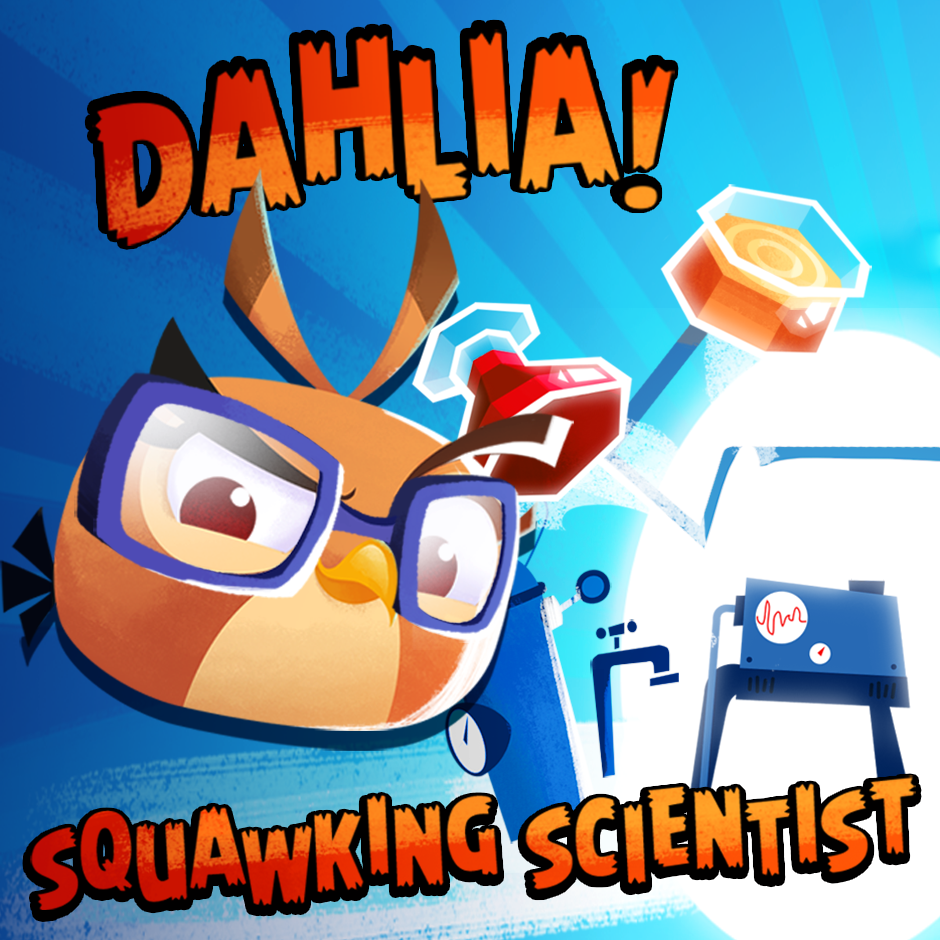 AngryBirds's tweet photo. You've still got 12 hours to play as Dahlia in #AngryBirdsPOP! Excellente! https://t.co/5YWe0Q4vMd