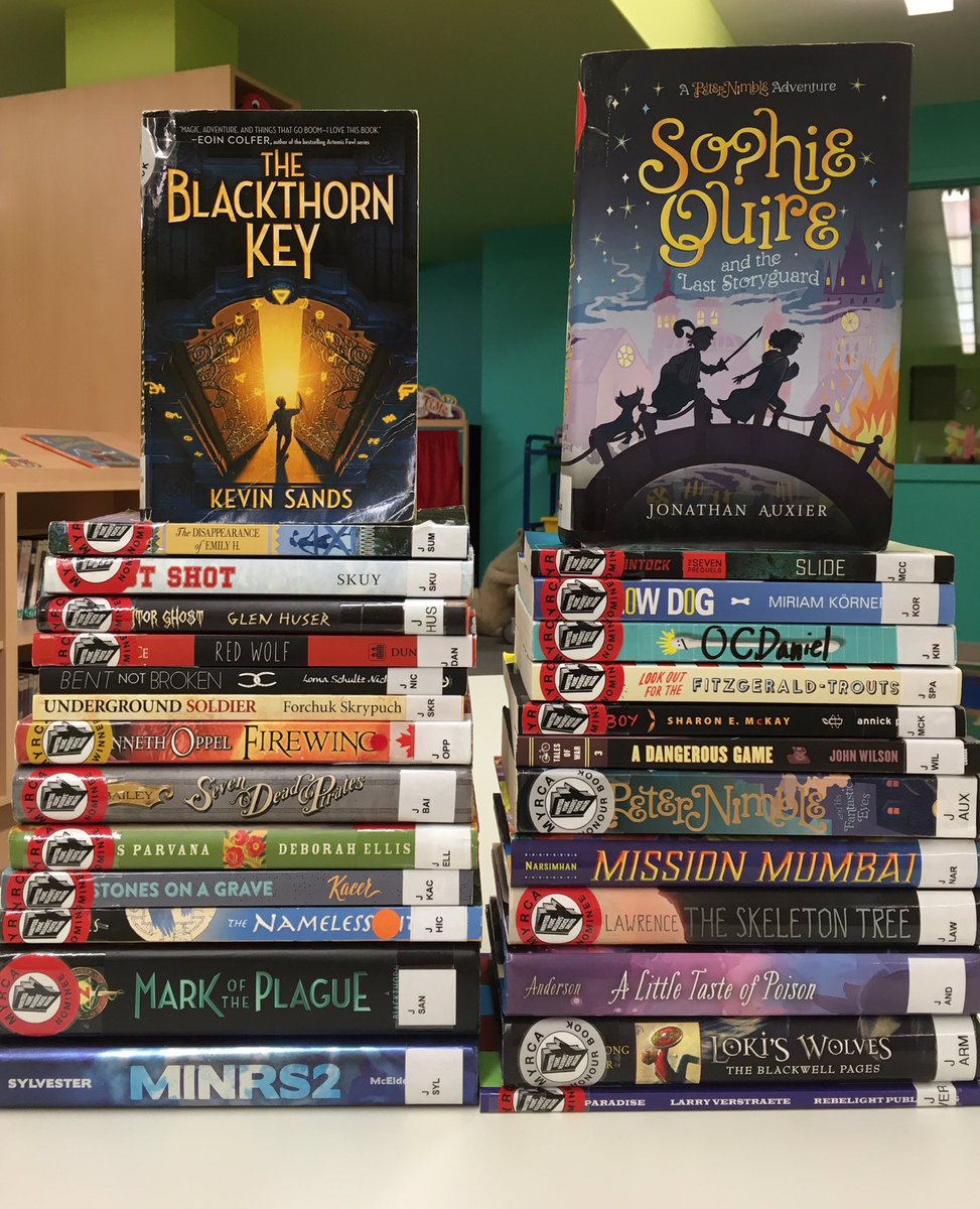 HmlLibrary's tweet image. We love Canadian middle grade fiction (authors not shown may currently be out to our readers 😀)