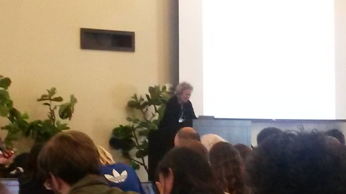 CharisiVicky's tweet image. Jeanne Bamberger (one of my heroes) talking about MusicLogo #idc2017  @Stanford #musicpsychology #childcomputerinteraction