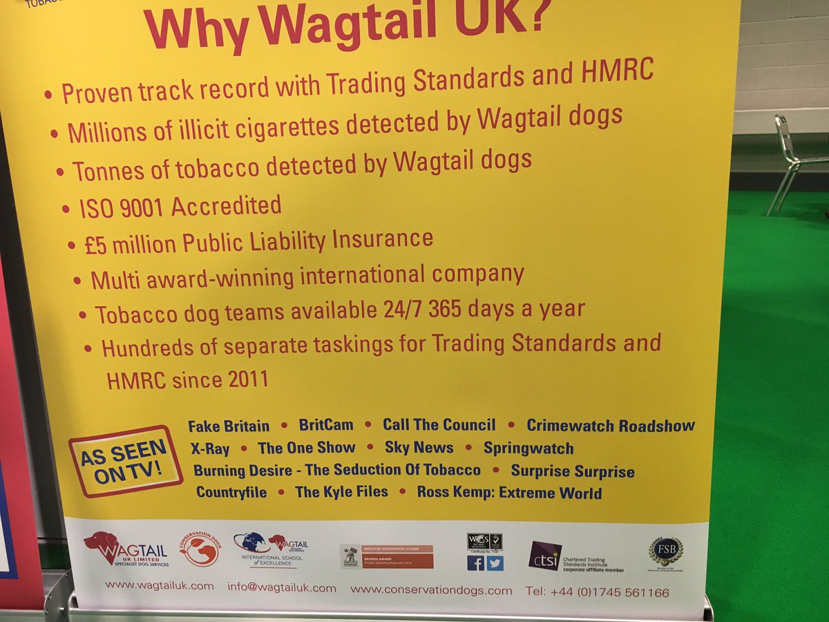 As seen on TV! <a href="/WagtailUK_dogs/">Wagtail UK</a> #skynews #crimewatch #Britcam #Callthecouncil #X-Ray #RossKempExtremeWorld #Springwatch #OneShow #snifferdogs