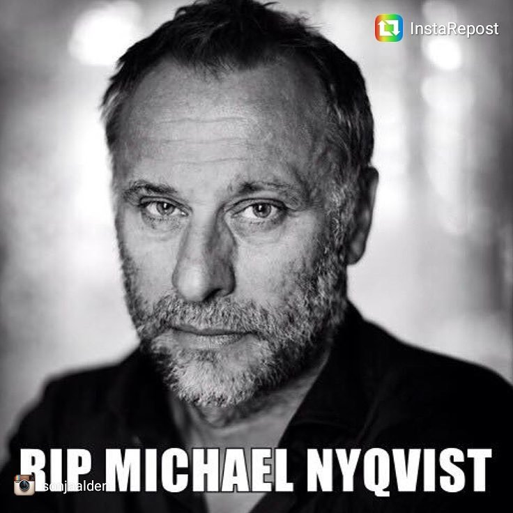 MobyKitten's tweet image. So sad that talented #MichaelNyqvist has died of cancer. The best actor in Sweden gone too soon. #RIP