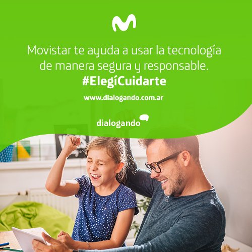 FSustentable's tweet photo. .@NachoChavero de @fundacionTef_ar "#Dialogando tiene el objetivo de fomentar el uso seguro de internet" #ElegíCuidarte. Con @GagoPablo https://t.co/gaitEPZl0r